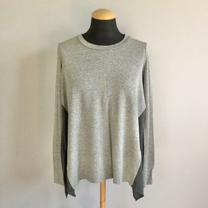 NWT Gray Multimedia Top